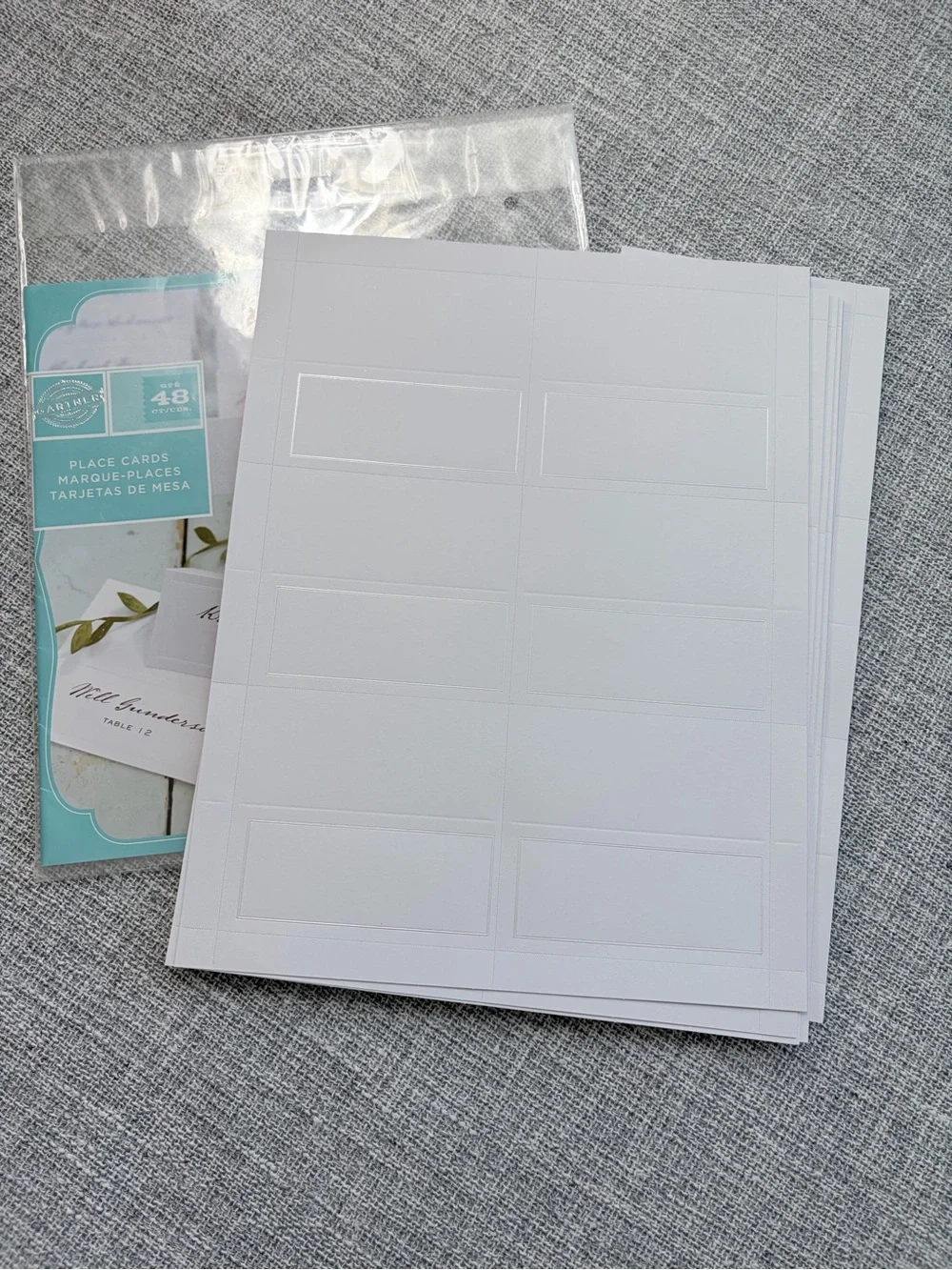 Office Supply Bundle: Labels, Business Cards, Place Cards, Dividers, Paper